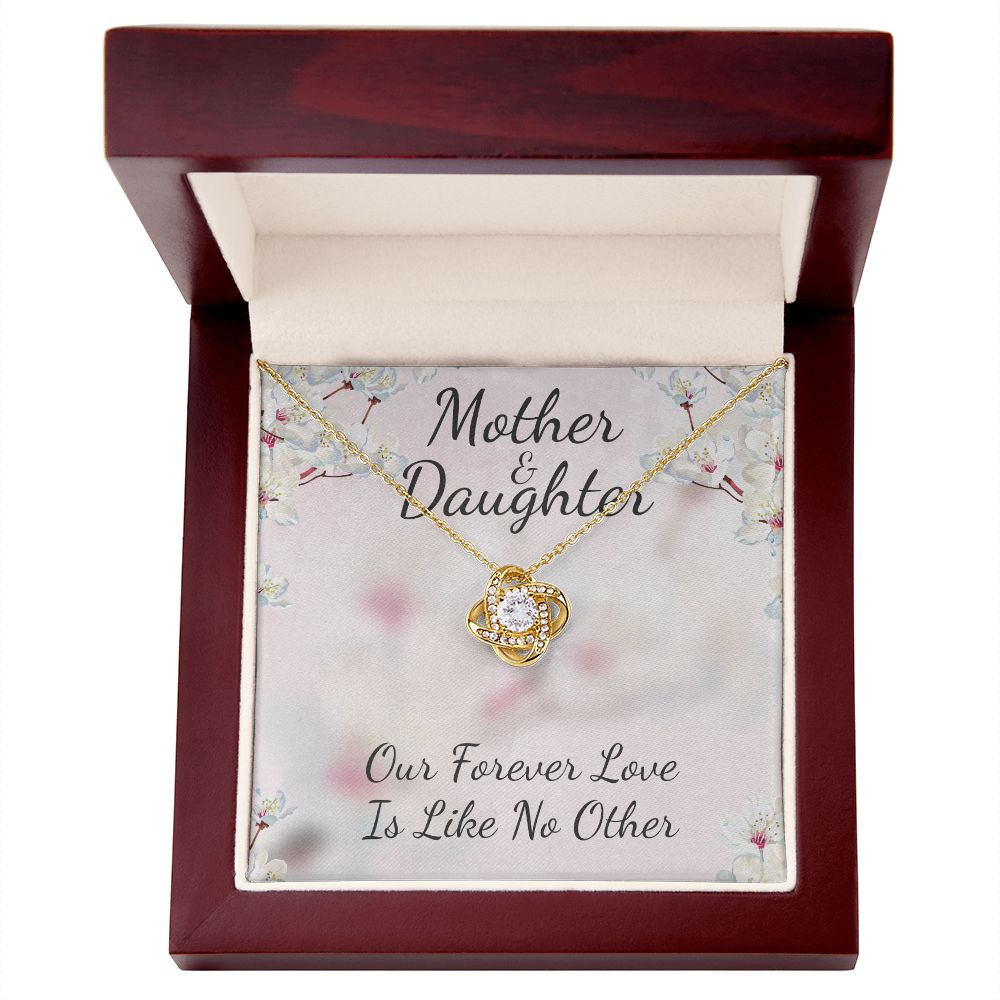 Mother and Daughter Like No Other Love Knot Necklace Mother and Daughter Like No Other Love Knot Necklace