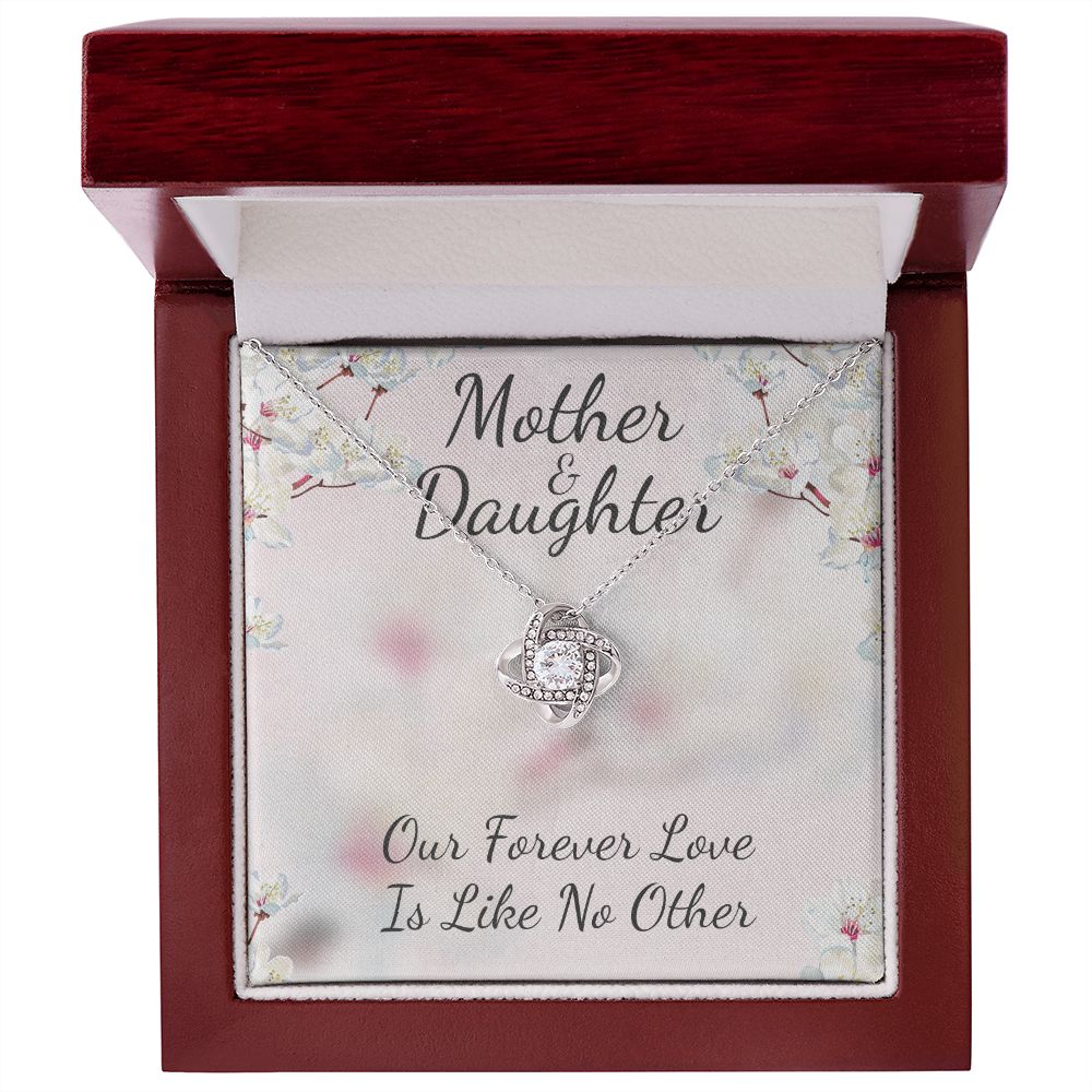 Mother and Daughter Like No Other Love Knot Necklace Mother and Daughter Like No Other Love Knot Necklace
