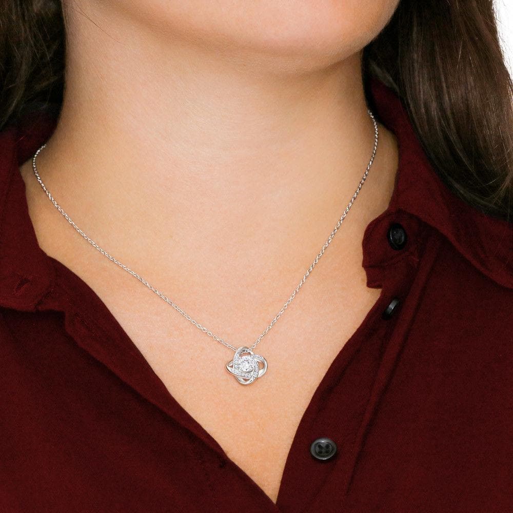 Mother and Daughter Like No Other Love Knot Necklace Mother and Daughter Like No Other Love Knot Necklace