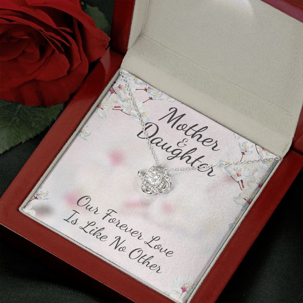 Mother and Daughter Like No Other Love Knot Necklace Mother and Daughter Like No Other Love Knot Necklace